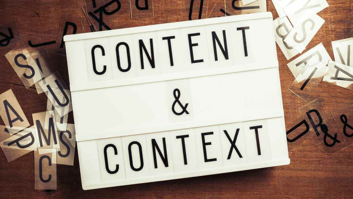 Context vs Content